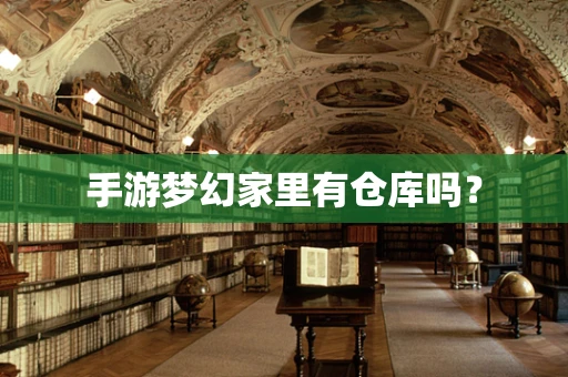 手游梦幻家里有仓库吗？