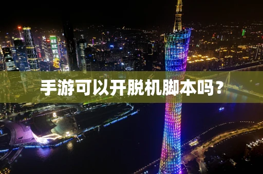 手游可以开脱机脚本吗？