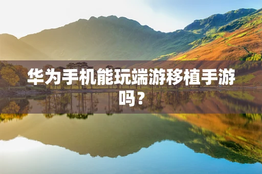 华为手机能玩端游移植手游吗？