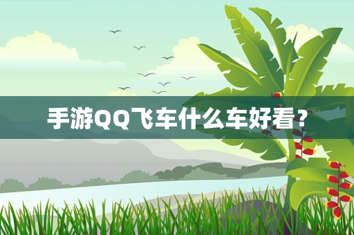 手游QQ飞车什么车好看？