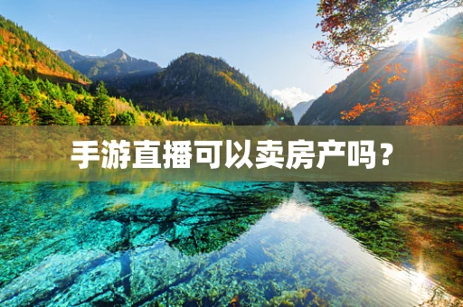 手游直播可以卖房产吗？