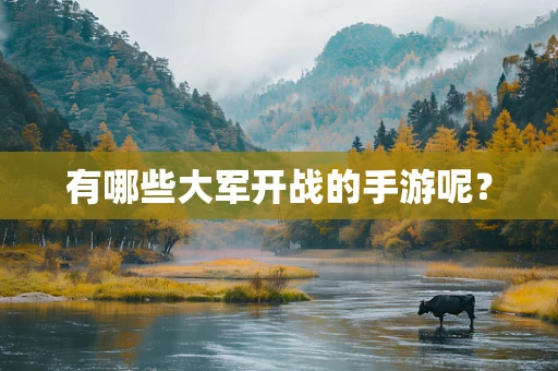 有哪些大军开战的手游呢？
