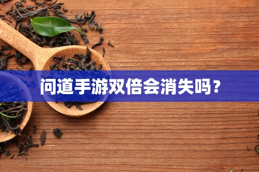 问道手游双倍会消失吗？