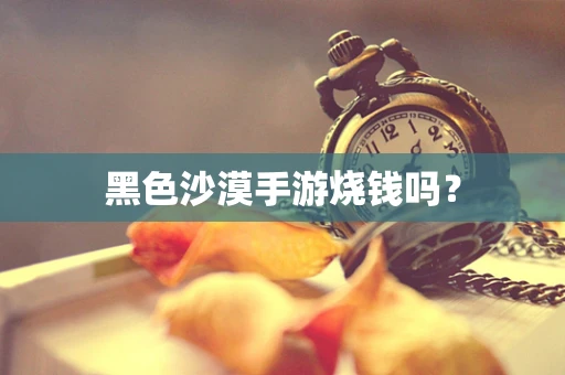 黑色沙漠手游烧钱吗？