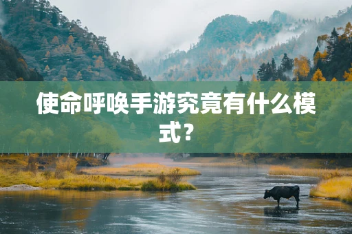 使命呼唤手游究竟有什么模式？