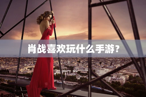 肖战喜欢玩什么手游？