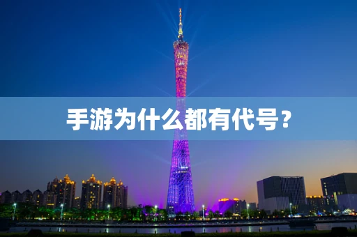 手游为什么都有代号？