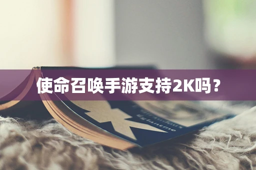 使命召唤手游支持2K吗？