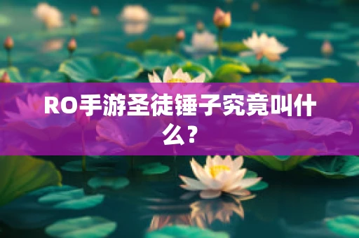 RO手游圣徒锤子究竟叫什么？