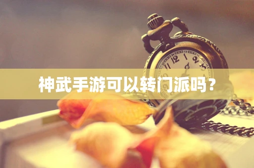 神武手游可以转门派吗？