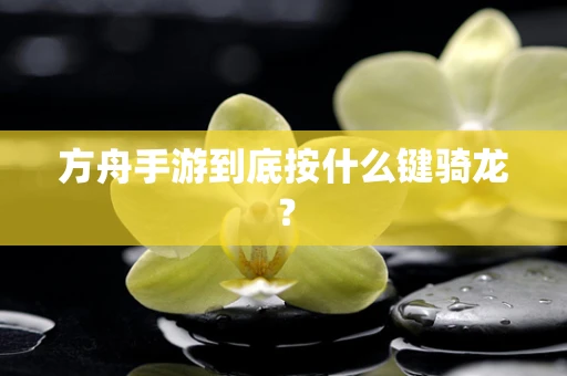 方舟手游到底按什么键骑龙？