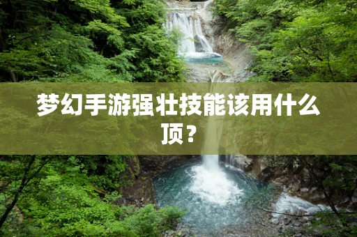 梦幻手游强壮技能该用什么顶？