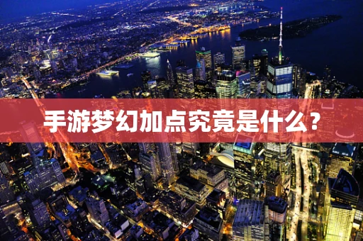 手游梦幻加点究竟是什么？