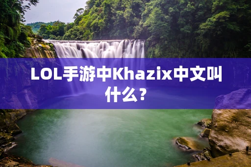 LOL手游中Khazix中文叫什么？