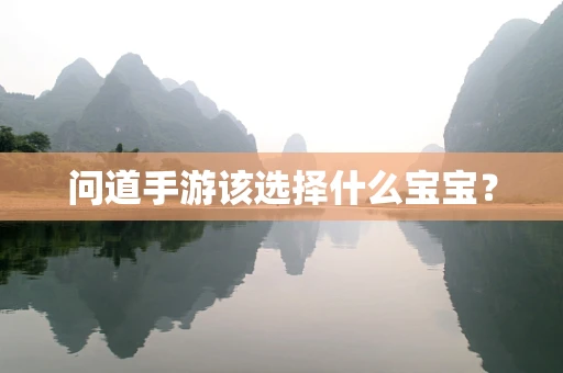 问道手游该选择什么宝宝？