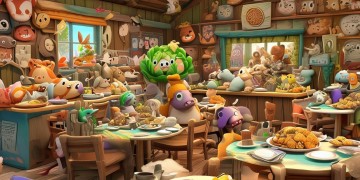 动物餐厅手游里究竟有什么？